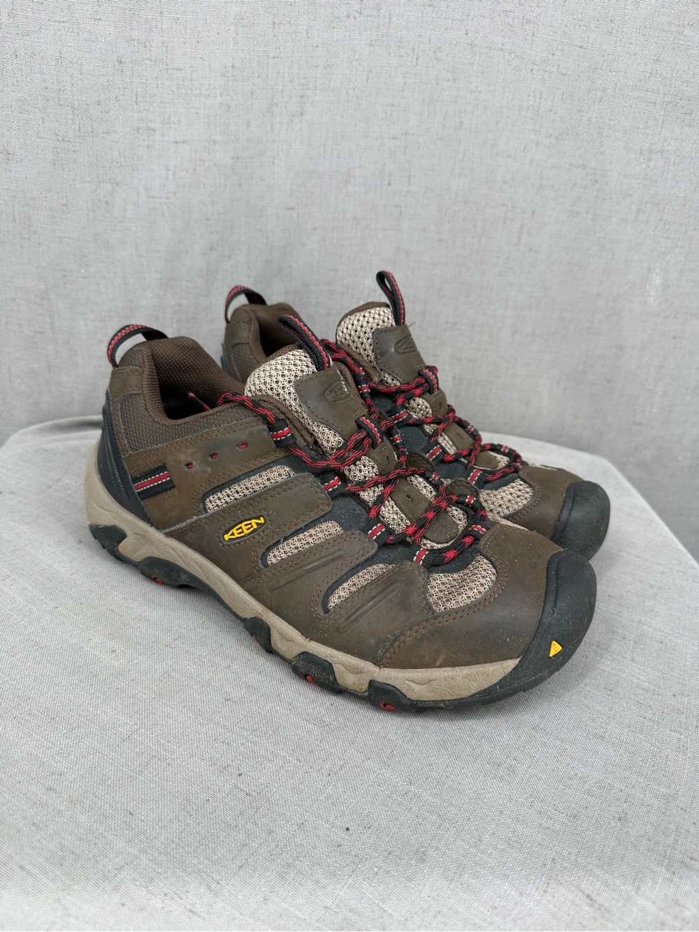 Keen Koven Waterproof Brown Leather Mesh Women's Hiking Shoes Size 9.5